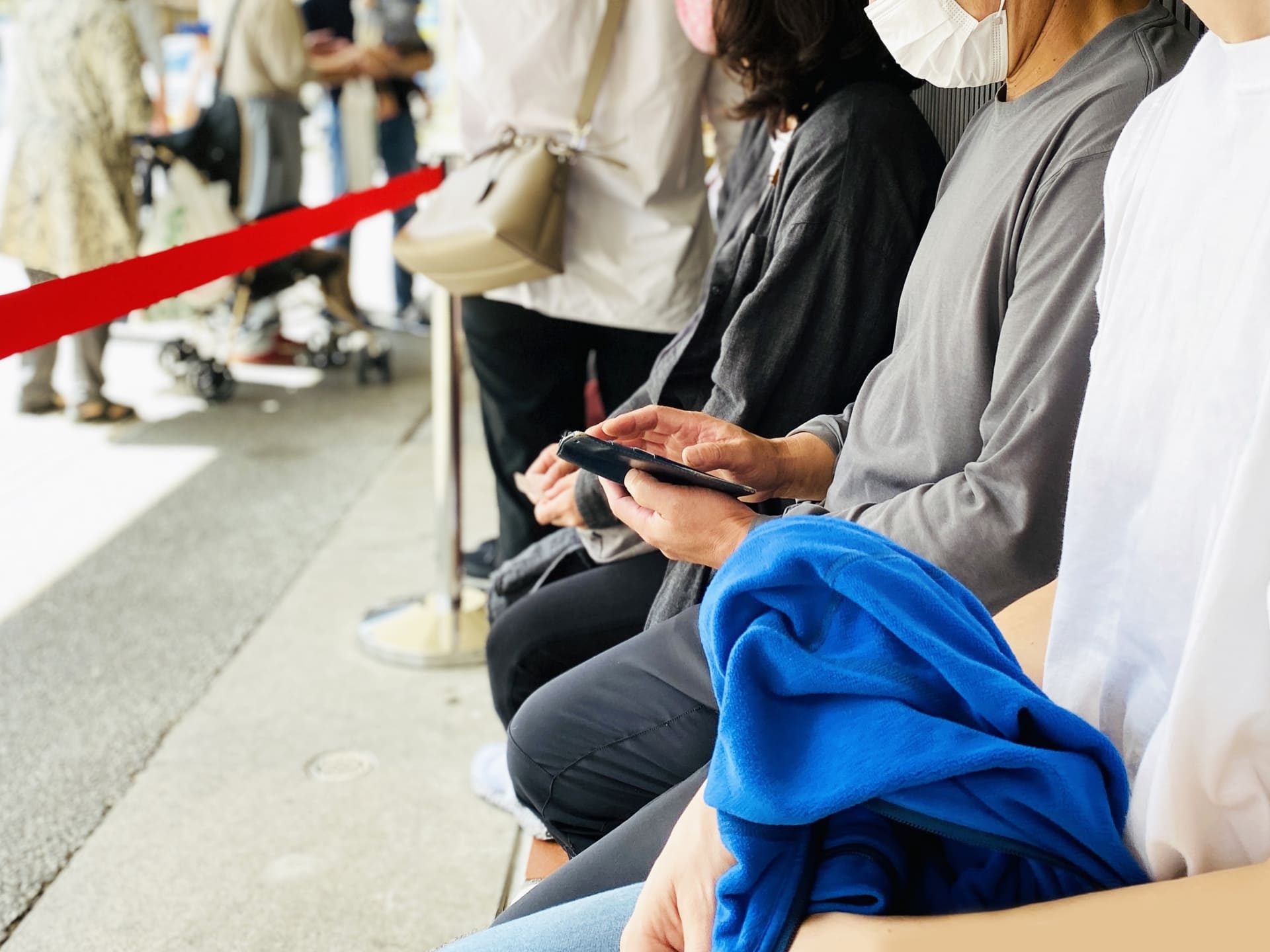 店頭　行列